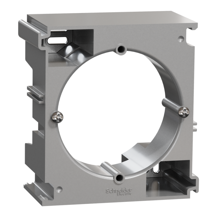 Розподільча коробка, Sedna Design&Elements, Коробка для зовнішнього монтажу Алюміній Sedna Design, Schneider Electric, [SDD113902]