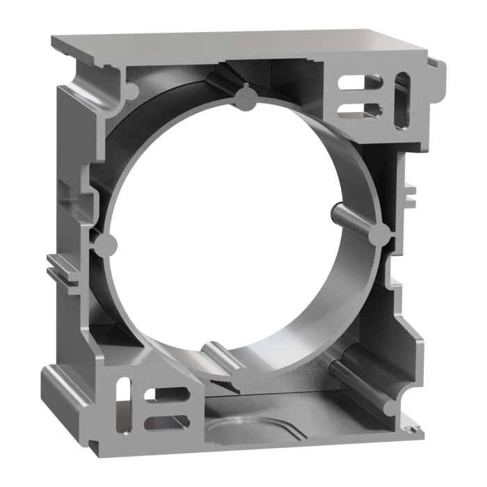 Розподільча коробка, Sedna Design&Elements, Коробка для зовнішнього монтажу Алюміній Sedna Design, Schneider Electric, [SDD113902]