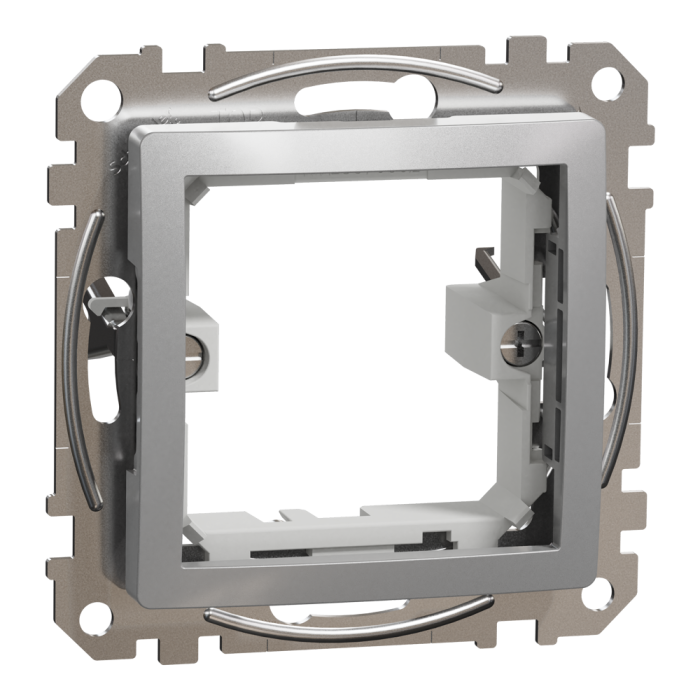 Перехідна пластина, Sedna Design&Elements, Адаптор Sedna Design & Elements 45х45 для Unica New, алюміній, Schneider Electric, [SDD113905]