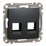 Лицьова накладка, чорна, Sedna design&elements - Schneider Electric [SDD114444C]