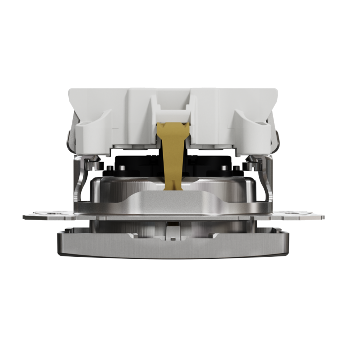 Розетка, Sedna Design&Elements, з заземленням та зі шторками Матовий алюміній Sedna Elements, матовий алюмінієвий, Schneider Electric, [SDD170022]