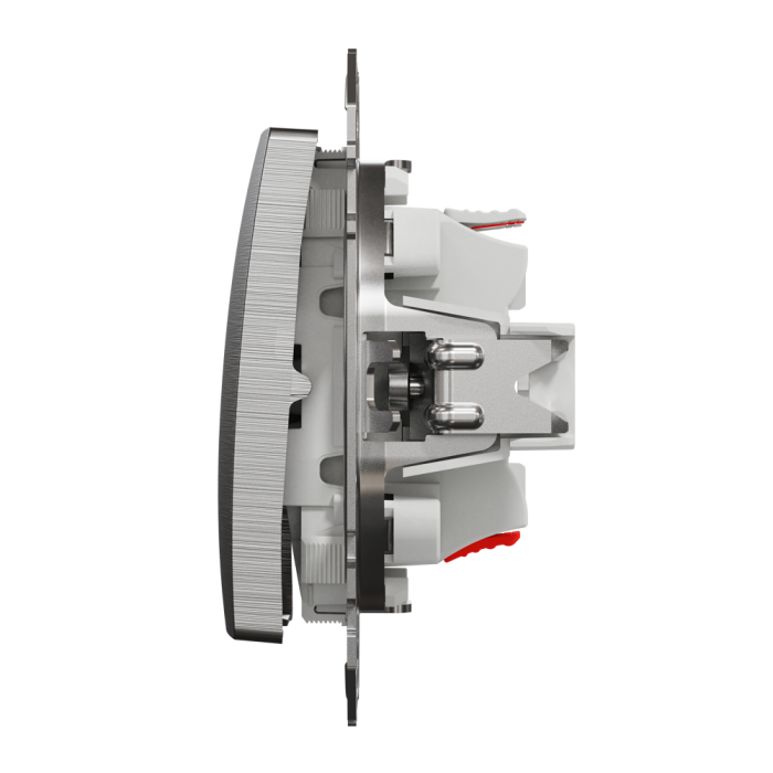 Intermediate switch, Sedna Design&Elements, Проміжний вимикач Матовий алюміній Sedna Elements, матовий алюмінієвий, Schneider Electric, [SDD170107]