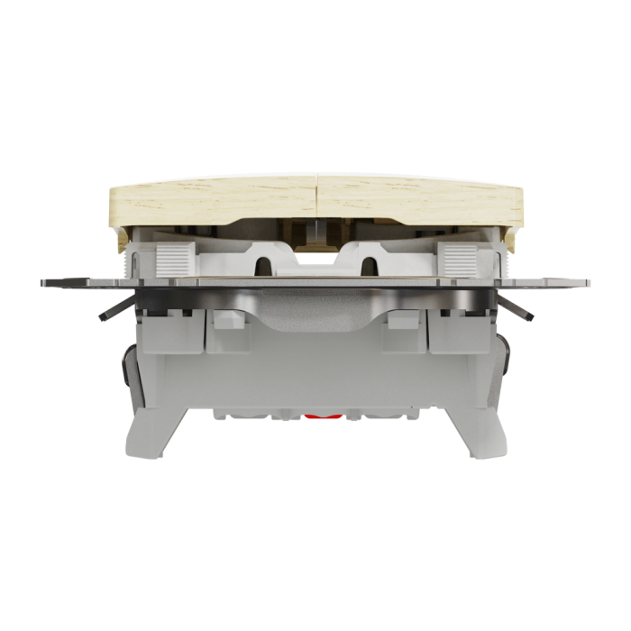 Вимикач, Sedna Design&Elements, Двоклавішний вимикач Береза Sedna Elements, колір березового дерева, Schneider Electric, [SDD180105]