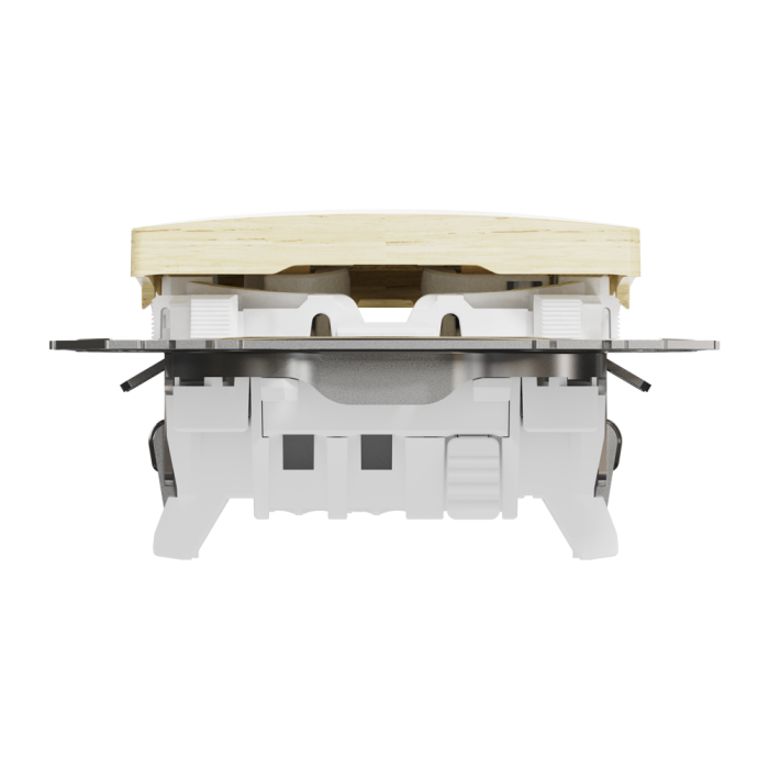 Вимикач, Sedna Design&Elements, Одноклавішний перемикач Береза Sedna Elements, колір березового дерева, Schneider Electric, [SDD180106]