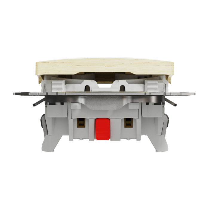 Intermediate switch, Sedna Design&Elements, Проміжний вимикач Береза Sedna Elements, колір березового дерева, Schneider Electric, [SDD180107]