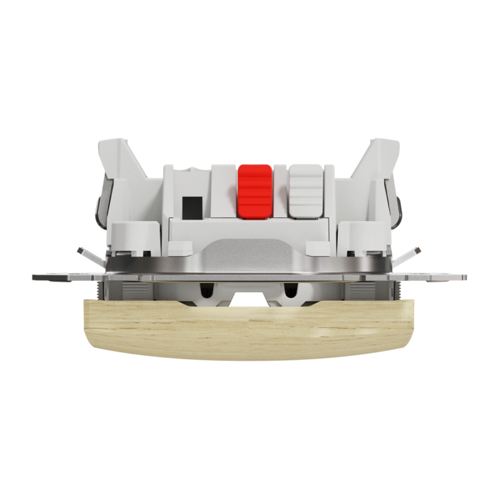 Кнопка, Sedna Design&Elements, Кнопковий вимикач 10 А, колір березового дерева, Schneider Electric, [SDD180111]