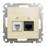 Телекомунікаційна розетка, Sedna design&elements - Schneider Electric [SDD180468]