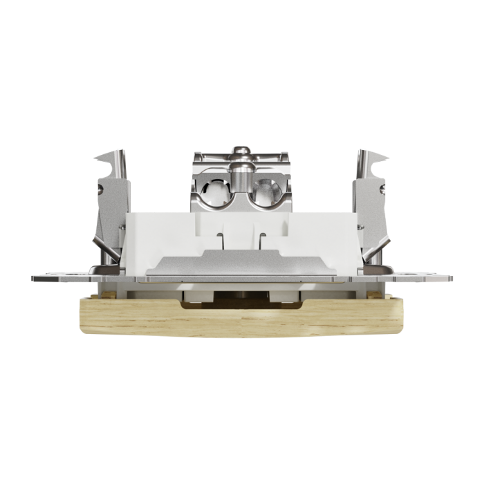 TV розетка, Sedna Design&Elements, Кінцева телевізійна розетка 4 дБ, колір березового дерева, Schneider Electric, [SDD180471]