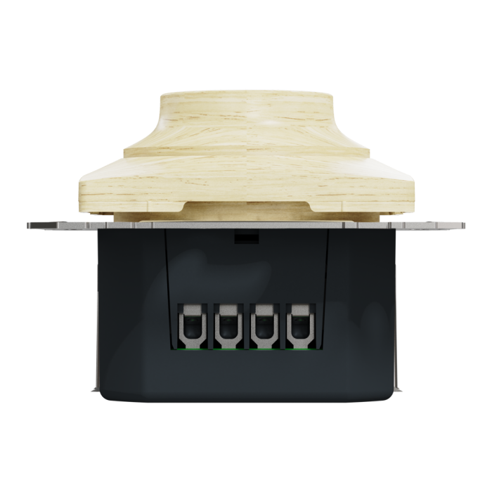 Димер, Sedna Design&Elements, Поворотний Лед димер RC 3-370 Вт, колір березового дерева, Schneider Electric, [SDD180501]