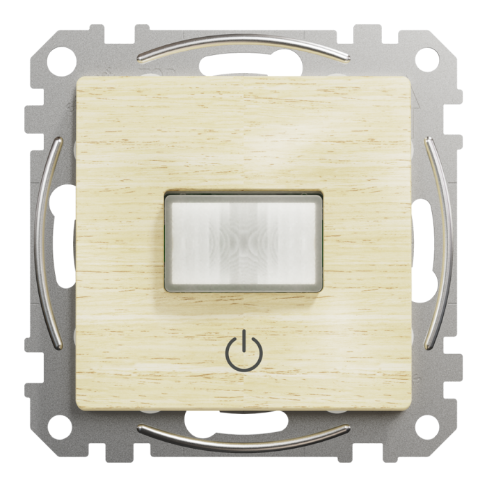 Датчик руху, Sedna Design&Elements, з вимикачем 160°, 10A, колір березового дерева, Schneider Electric, [SDD180504]