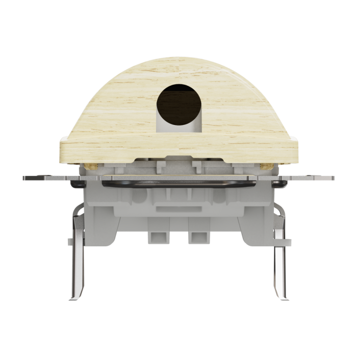 Вивід кабелю, Sedna Design&Elements, Роз'єм для виводу кабеля, Береза Sedna Elements, Schneider Electric, [SDD180903]