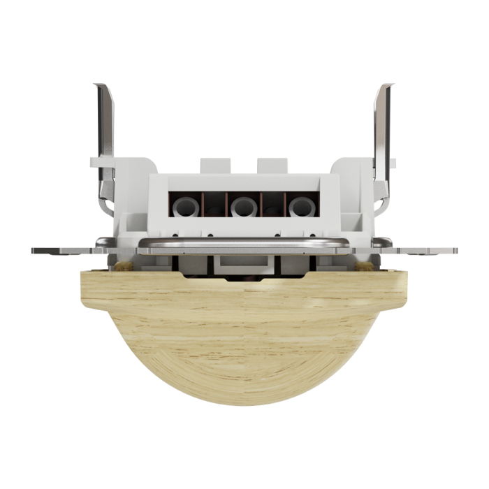 Вивід кабелю, Sedna Design&Elements, Роз'єм для виводу кабеля, Береза Sedna Elements, Schneider Electric, [SDD180903]
