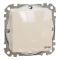 Вимикач, Sedna Design&Elements, Одноклавішний вимикач, 10АX, IP44, бежевий, бежевий (ral 1013), Schneider Electric, [SDD212101]