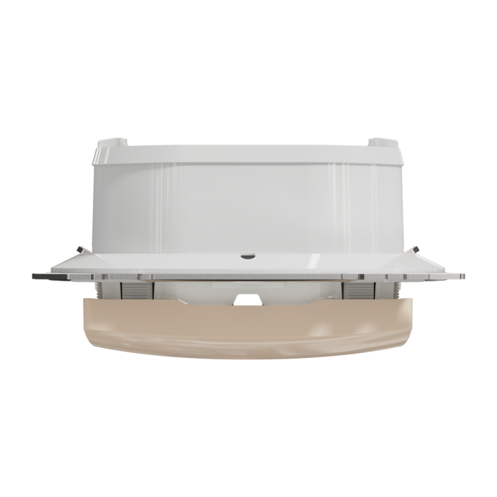 Вимикач, Sedna Design&Elements, Одноклавішний вимикач, 10АX, IP44, бежевий, бежевий (ral 1013), Schneider Electric, [SDD212101]