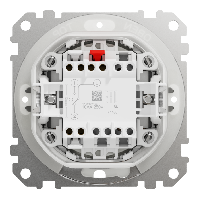Вимикач, Sedna Design&Elements, Одноклавішний перемикач IP44 Бежевий Sedna Design, бежевий (ral 1013), Schneider Electric, [SDD212106]