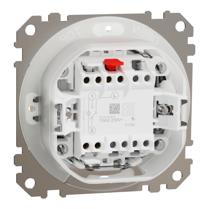 Вимикач, Sedna Design&Elements, Одноклавішний перемикач IP44 Бежевий Sedna Design, бежевий (ral 1013), Schneider Electric, [SDD212106]
