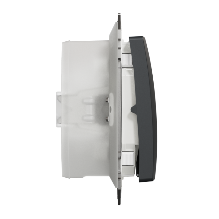 Вимикач, Sedna Design&Elements, Одноклавішний перемикач IP44 Чорний Sedna Design, чорний (ral 7021), Schneider Electric, [SDD214106]