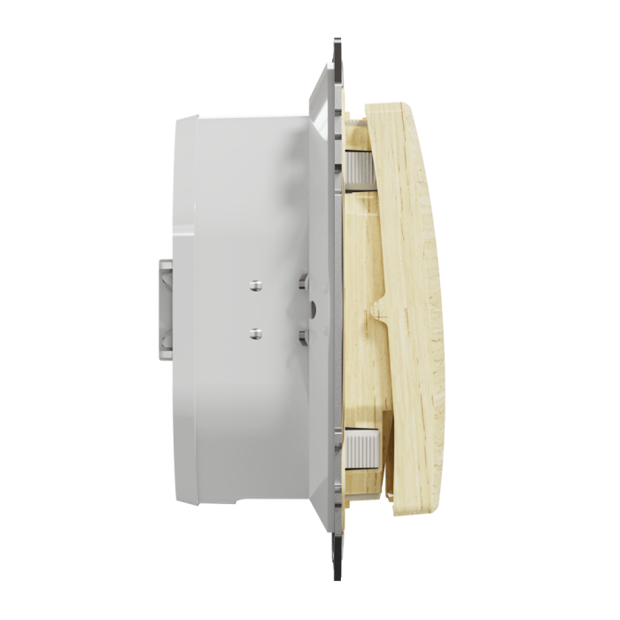 Вимикач, Sedna Design&Elements, Одноклавішний вимикач, 10АX, IP44, береза, колір березового дерева, Schneider Electric, [SDD280101]