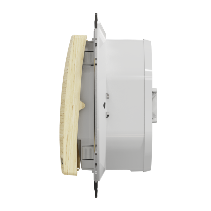 Вимикач, Sedna Design&Elements, Одноклавішний перемикач 10 АХ, IP44, колір березового дерева, Schneider Electric, [SDD280106]