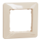 Рамка, Sedna Design&Elements, 1-постова Бежевий Sedna Design, бежевий (ral 1013), Schneider Electric, [SDD312801]