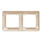 Рамка, Sedna Design&Elements, 2-постова Бежевий Sedna Design, бежевий (ral 1013), Schneider Electric, [SDD312802]