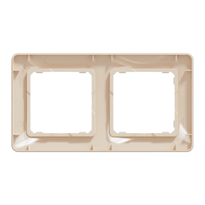 Рамка, Sedna Design&Elements, 2-постова Бежевий Sedna Design, бежевий (ral 1013), Schneider Electric, [SDD312802]