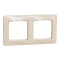 Рамка, Sedna Design&Elements, 2-постова Бежевий Sedna Design, бежевий (ral 1013), Schneider Electric, [SDD312802]
