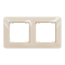 Рамка, Sedna Design&Elements, 2-постова Бежевий Sedna Design, бежевий (ral 1013), Schneider Electric, [SDD312802]