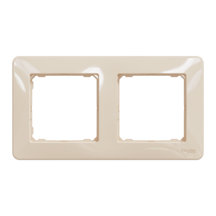 Рамка, Sedna Design&Elements, 2-постова Бежевий Sedna Design, бежевий (ral 1013), Schneider Electric, [SDD312802]