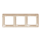 Рамка, Sedna Design&Elements, 3-постова Бежевий Sedna Design, бежевий (ral 1013), Schneider Electric, [SDD312803]