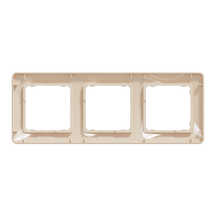 Рамка, Sedna Design&Elements, 3-постова Бежевий Sedna Design, бежевий (ral 1013), Schneider Electric, [SDD312803]