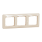 Рамка, Sedna Design&Elements, 3-постова Бежевий Sedna Design, бежевий (ral 1013), Schneider Electric, [SDD312803]