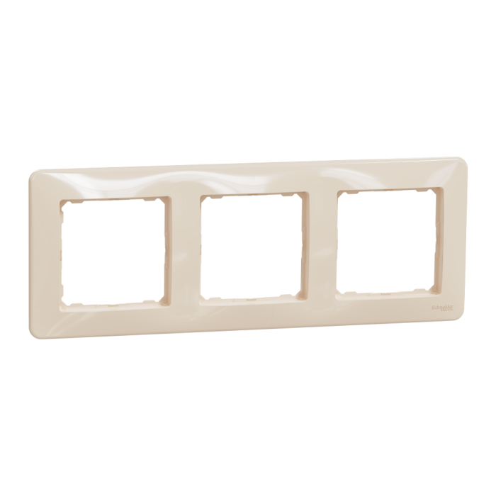 Рамка, Sedna Design&Elements, 3-постова Бежевий Sedna Design, бежевий (ral 1013), Schneider Electric, [SDD312803]
