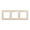 Рамка, Sedna Design&Elements, 3-постова Бежевий Sedna Design, бежевий (ral 1013), Schneider Electric, [SDD312803]