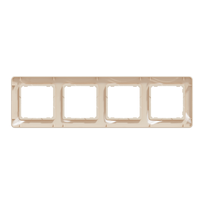 Рамка, Sedna Design&Elements, 4-постова Бежевий Sedna Design, бежевий (ral 1013), Schneider Electric, [SDD312804]
