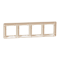 Рамка, Sedna Design&Elements, 4-постова Бежевий Sedna Design, бежевий (ral 1013), Schneider Electric, [SDD312804]