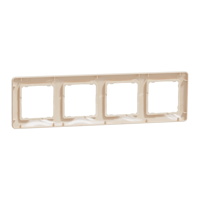 Рамка, Sedna Design&Elements, 4-постова Бежевий Sedna Design, бежевий (ral 1013), Schneider Electric, [SDD312804]