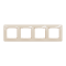 Рамка, Sedna Design&Elements, 4-постова Бежевий Sedna Design, бежевий (ral 1013), Schneider Electric, [SDD312804]