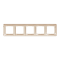 Рамка, Sedna Design&Elements, 5-постова Бежевий Sedna Design, бежевий (ral 1013), Schneider Electric, [SDD312805]