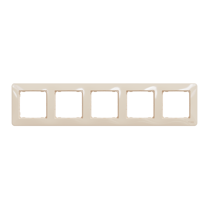 Рамка, Sedna Design&Elements, 5-постова Бежевий Sedna Design, бежевий (ral 1013), Schneider Electric, [SDD312805]
