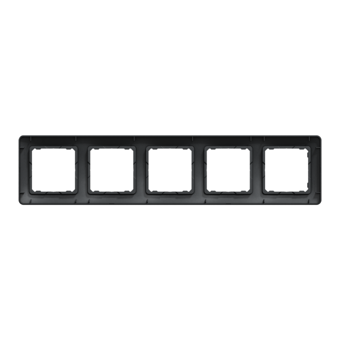 Рамка, Sedna Design&Elements, 5-постова Чорний Sedna Design, чорний (ral 7021), Schneider Electric, [SDD314805]
