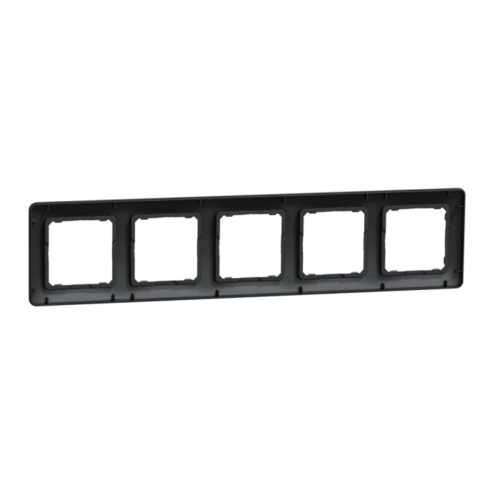 Рамка, Sedna Design&Elements, 5-постова Чорний Sedna Design, чорний (ral 7021), Schneider Electric, [SDD314805]