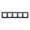 Рамка, Sedna Design&Elements, 5-постова Чорний Sedna Design, чорний (ral 7021), Schneider Electric, [SDD314805]