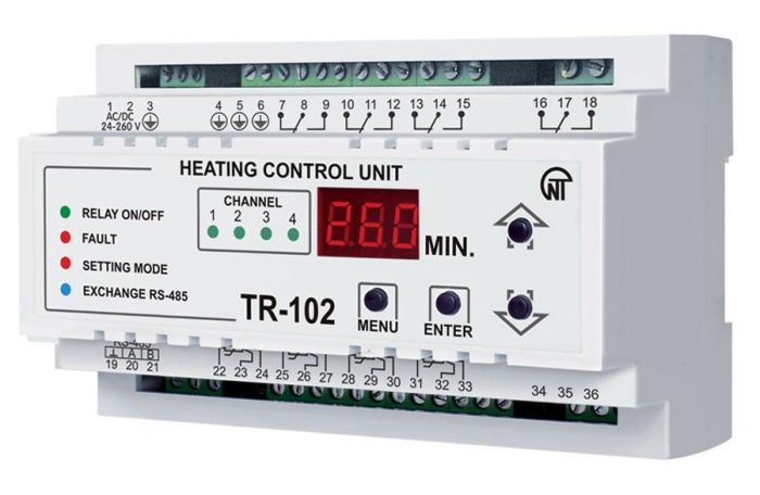 Блок управління опаленням ТР-102, Новатек-Електро