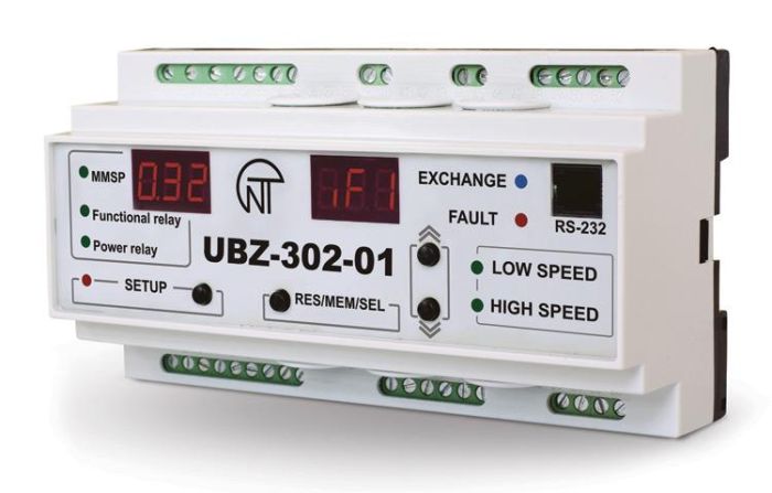 Універсальний блок захисту електродвигунів УБЗ-302-01, Новатек-Електро