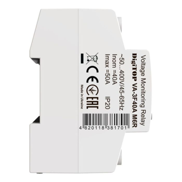 Реле напруги з контролем струму VА-3F40A M6R DigiTOP