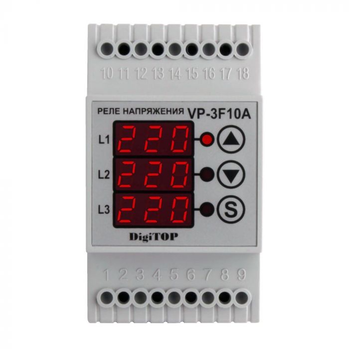 Реле напруги VP-3F10A DigiTOP