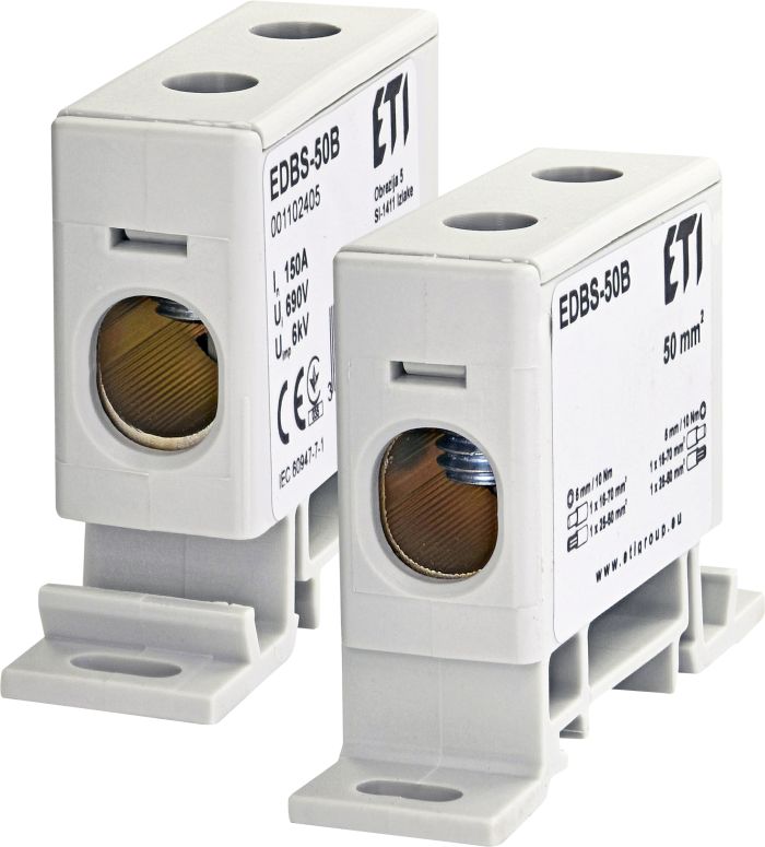 Ввідна силова клема EDBS-50B, 150А, 690V, AC, ETI [001102405]