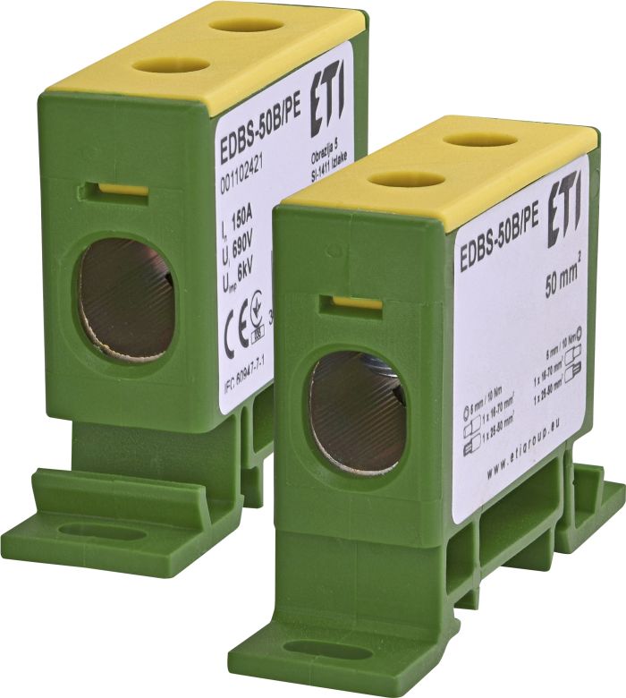 Ввідна силова клема EDBS-50B/PE, 150А, 690V, AC, ETI [001102421]