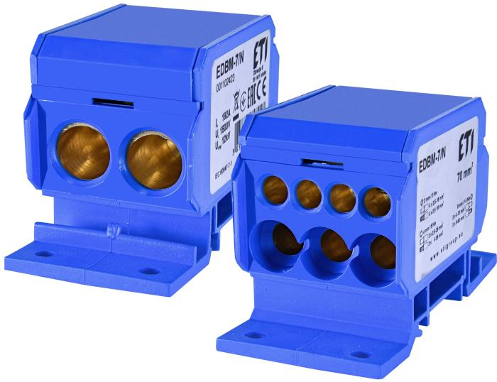 Блок розподільчий EDBM-7/N, 192А, 1500V, AC/DC , ETI [001102423]